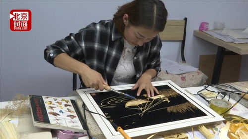 麥秸畫出新天地 90后女孩巧手變廢為寶，月入萬元